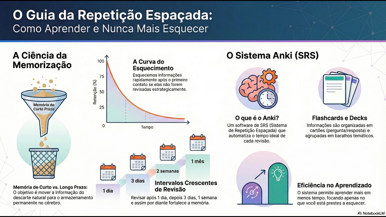 Como a Ciência Explica a Repetição Espaçada: O Guia Completo